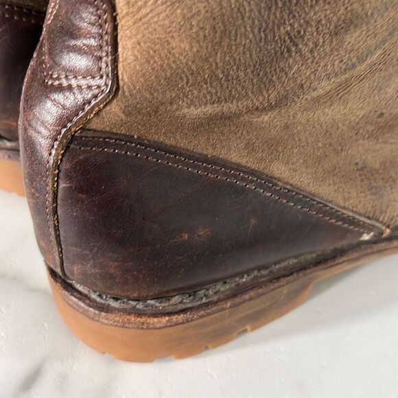 Men's Rag & Bone Anders Brown Leather Ankle Boots Size 13 - Picture 6 of 12